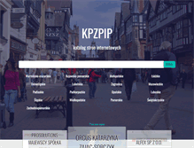 Tablet Screenshot of kpzpip.pl
